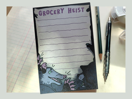 Grocery Heist | Notepad