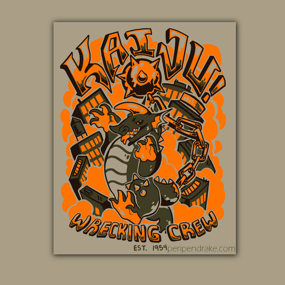 Kaiju Wrecking Crew | Print