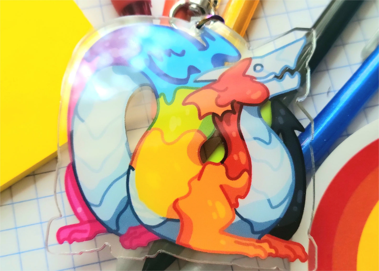 Pride Dragon | Keychain