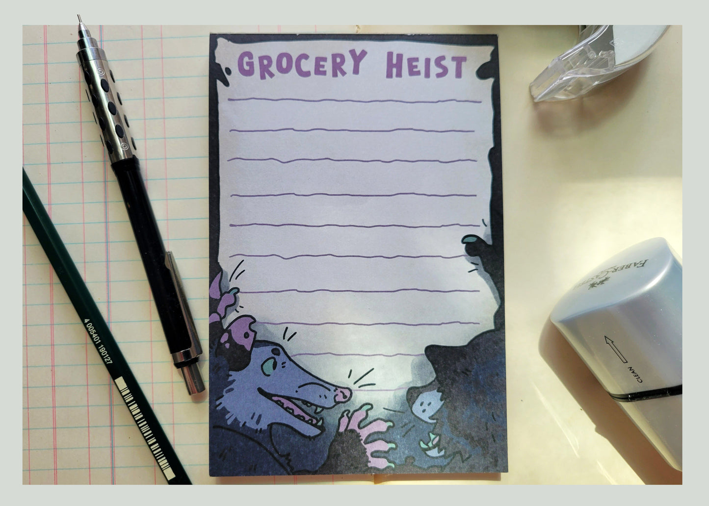 Grocery Heist | Notepad