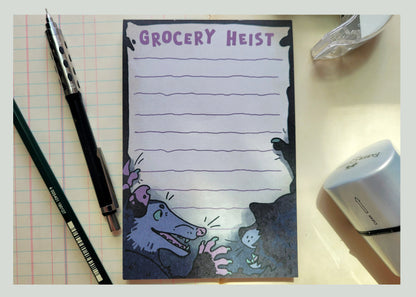 Grocery Heist | Notepad