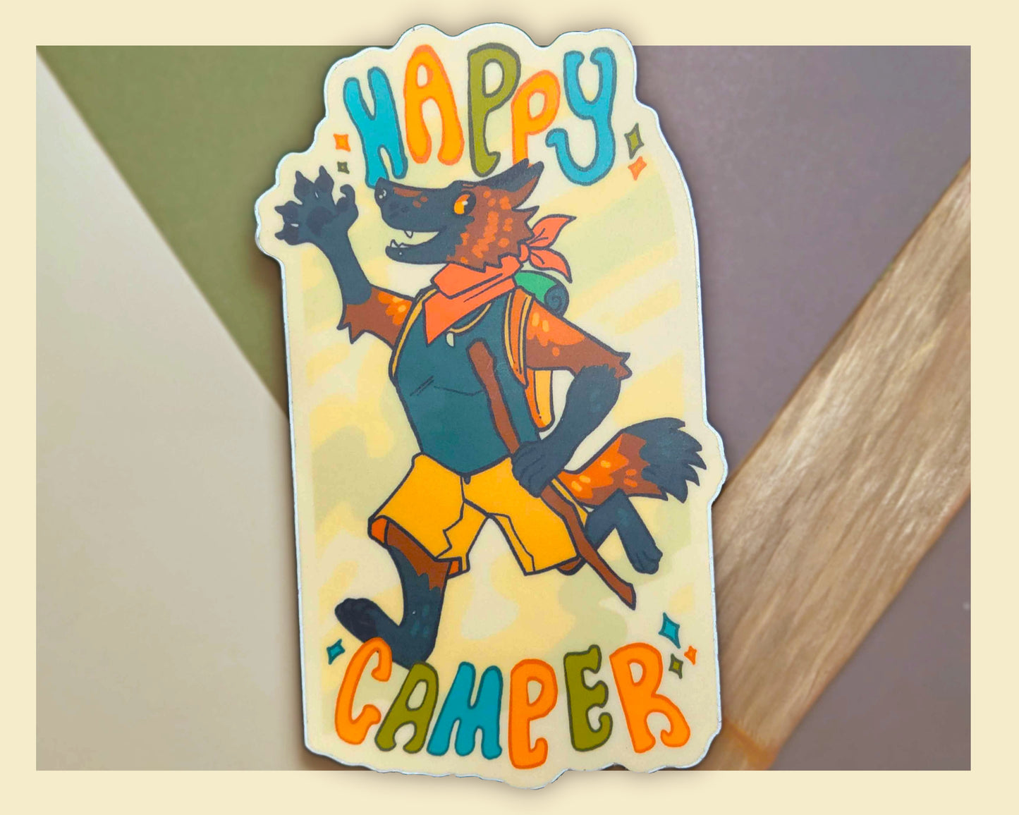 Happy Camper | Sticker