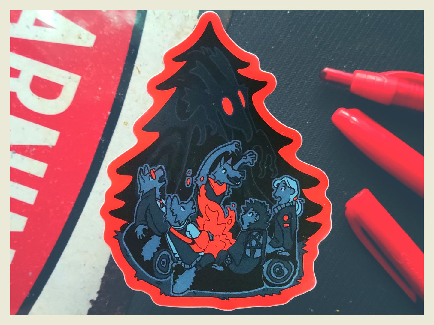 Campfire Tales | Vinyl Sticker